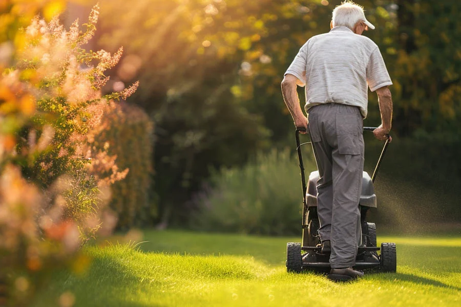 small grass mower