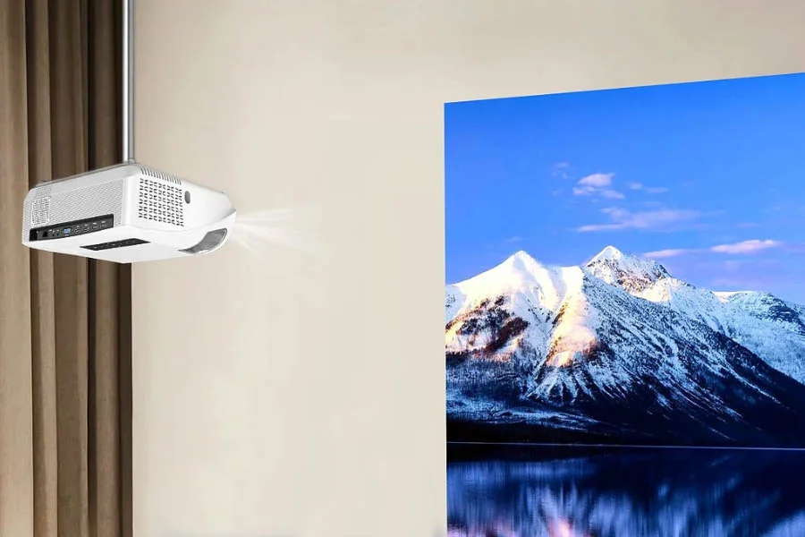 projector in apartment